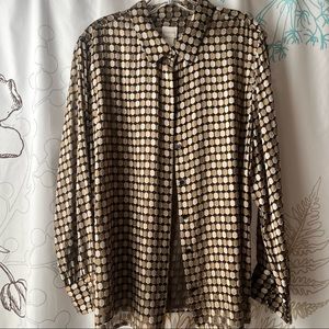 Chico’s Patterned Blouse - Size 3